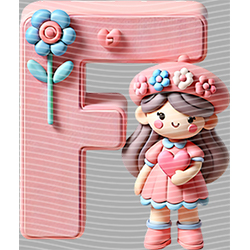 Cartoon letters-CL 615